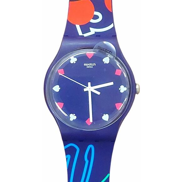 Swatch Watch What Happens In Vegas SUOZ234 2016 Limited USA Specials Destination - Picture 1 of 7